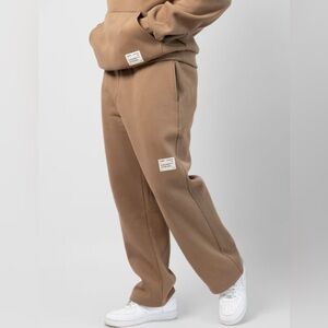 🚫SOLD🚫 Comfrt Affirmation Sweatpants Straight Leg Teddy Tan Size Small